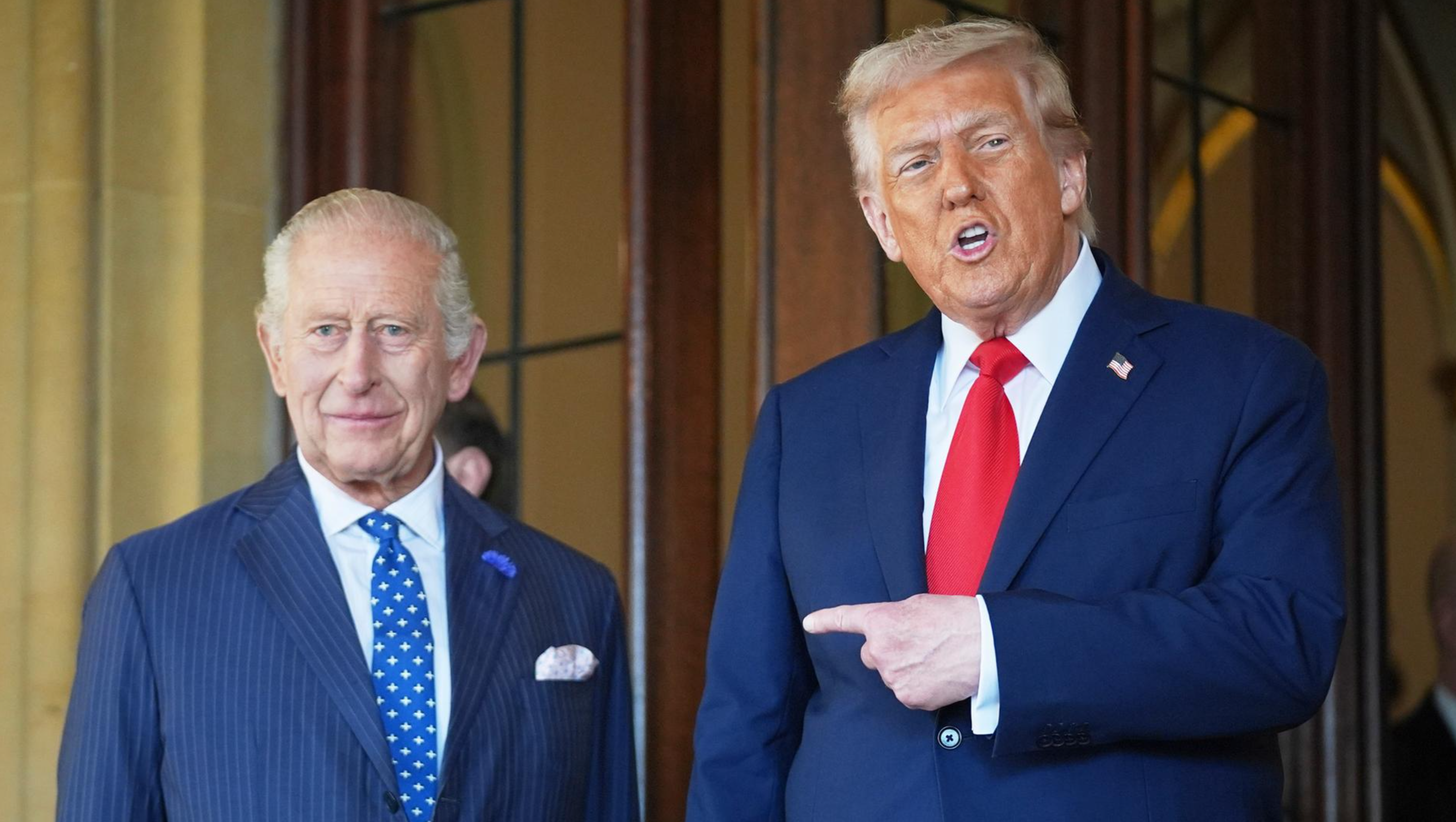 Trump Claims Distant Kinship with King Charles — Now Eyeing Buckingham Palace!